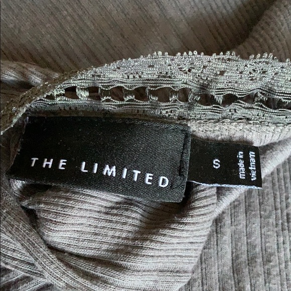 COPY - Gray Tank with Lace Trim - Picture 2 of 2